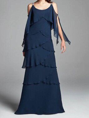 NWT Alexander by Daymor  Mother of the Bride Dress 371 Graphite Size 8